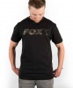Triko Fox Black/Camo Chest Print T-SHIRT vel. XL