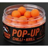 Pop-up boilies Black Carp chilli - krill 15mm