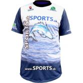 Triko Sports s logem ryby