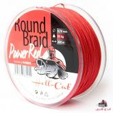 Spltan ra Hell-Cat Round Braid Power Red 1000m