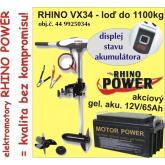 Elektrick lodn motor Rhino VX + Akumultor 65Ah/12V