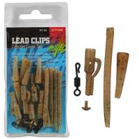 Kompletn sada na bon olovo Lead Clips Complet Camo Set