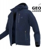 Bunda s kapuc Geoff Anderson Teddy - modr