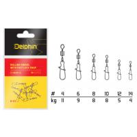 Obratlk pevnosn s karabinou Fastlock Snap Delphin
