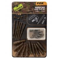 Fox Edges Camo Power Grip Lead Clip Kit Size 7