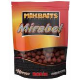Mirabel boilie 250g Mikbaits - Pikantní švestka 12mm