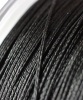 Spltan ra Hell-Cat Round Braid Power Black 1m