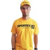 Tričko Sportex s velkým logem - žluté